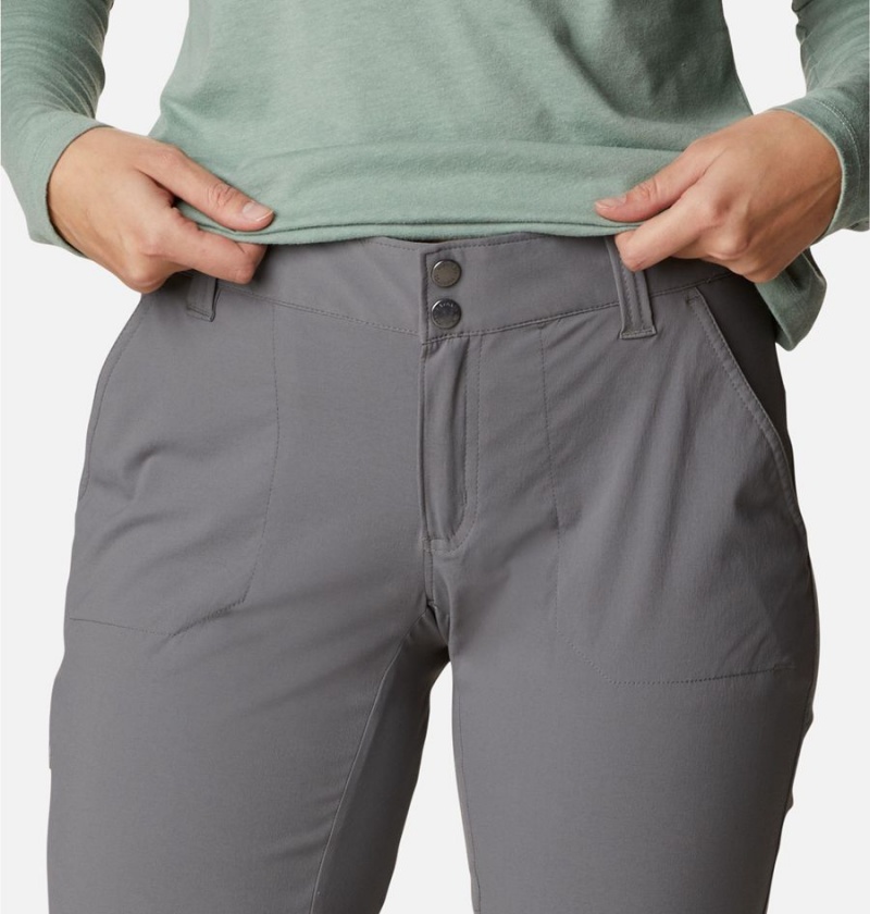 Grey Women's Columbia Saturday Trail Stretch Pants | ZCNFI-8706