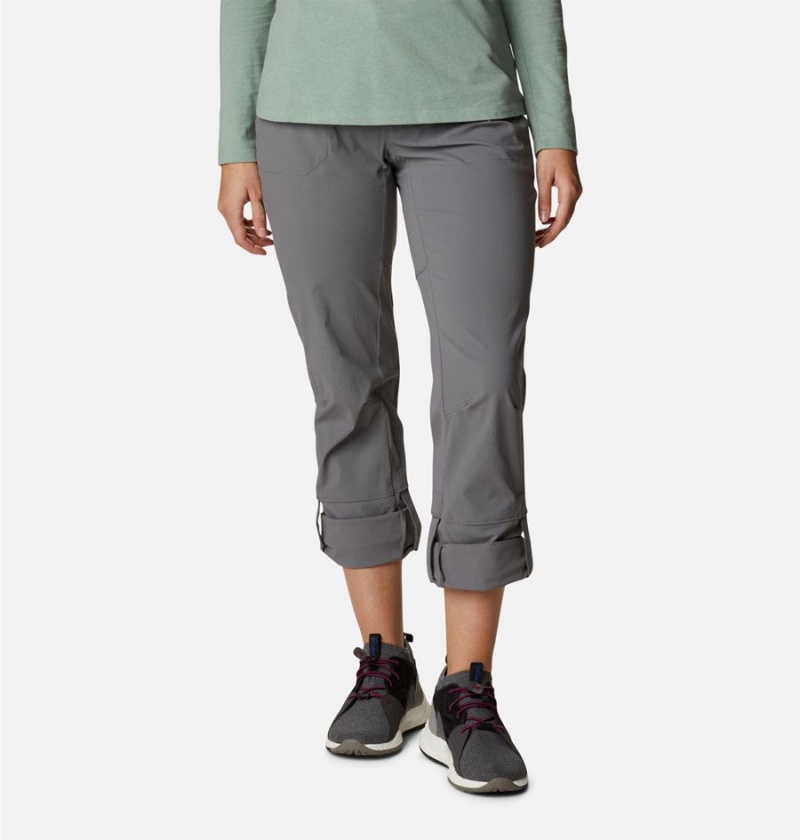 Grey Women's Columbia Saturday Trail Stretch Pants | ZCNFI-8706