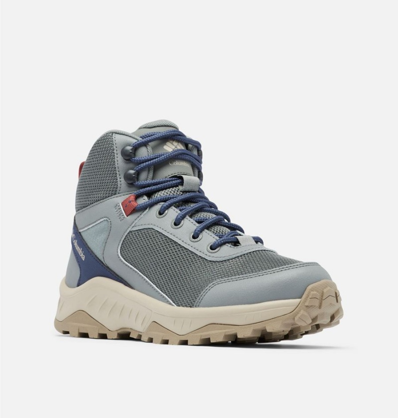 Grey Women's Columbia Trailstorm Ascend Mid Waterproof Hiking Shoes | UDYTH-5863