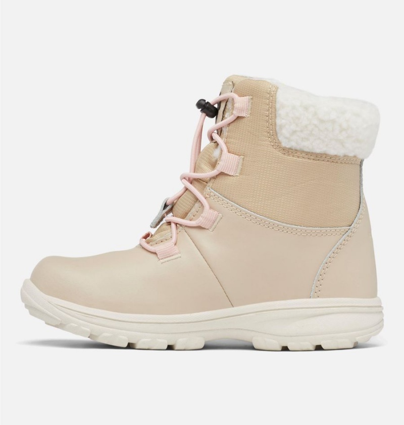 Khaki Kids' Columbia Moritza Boots | CJAEK-5430