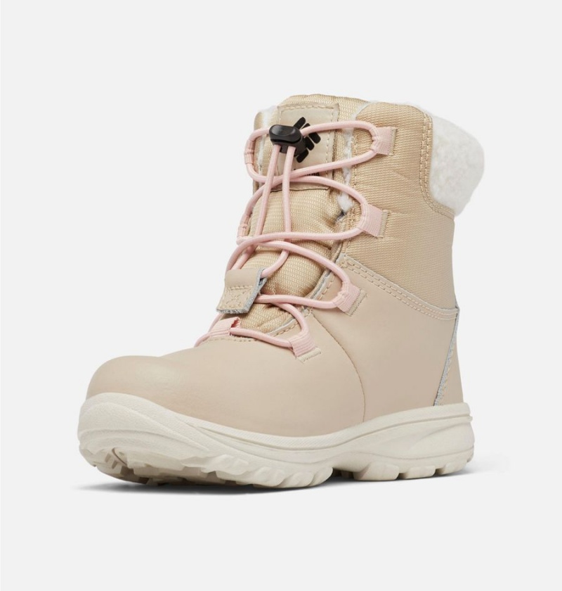 Khaki Kids' Columbia Moritza Boots | CJAEK-5430