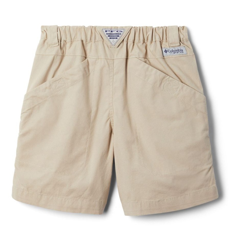 Khaki Kids' Columbia PFG Half Moon II Shorts | NOGUZ-5036