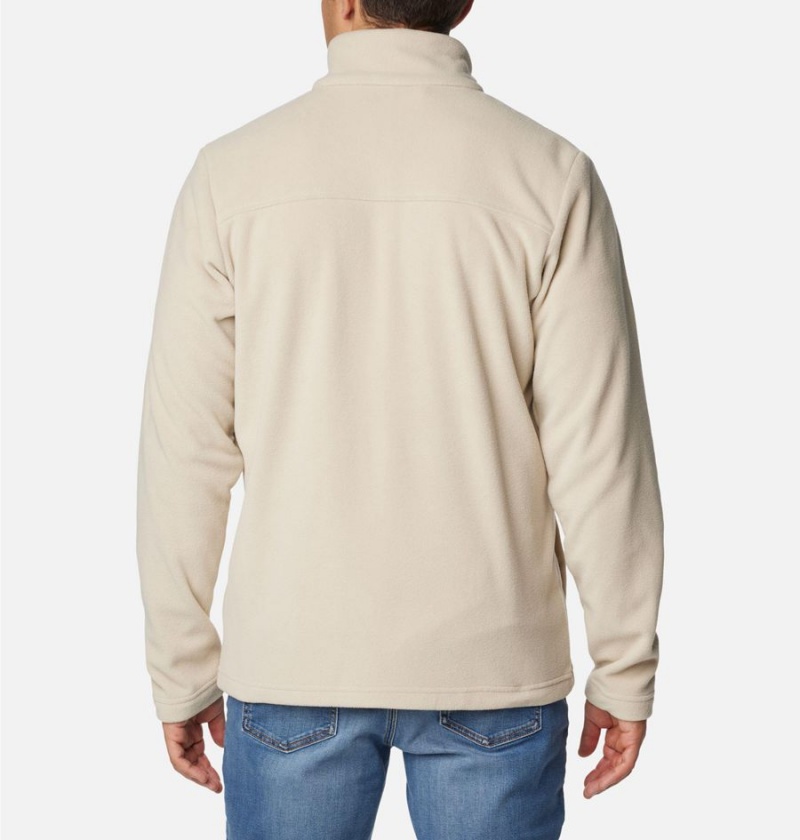 Khaki Men's Columbia Castle Dale Full Zip Fleece Jacket | OEBIL-5792