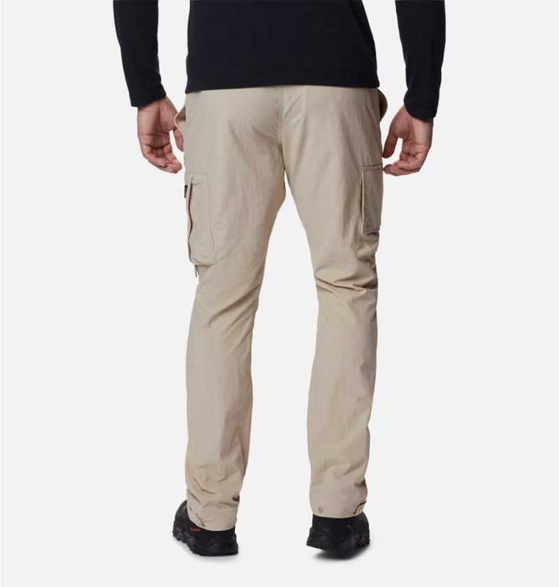 Khaki Men's Columbia Deschutes Valley Pants | NLBJY-4078