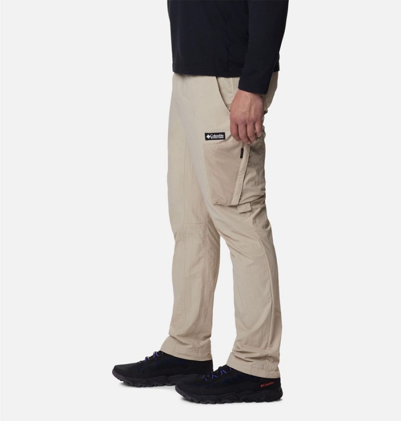 Khaki Men's Columbia Deschutes Valley Pants | NLBJY-4078