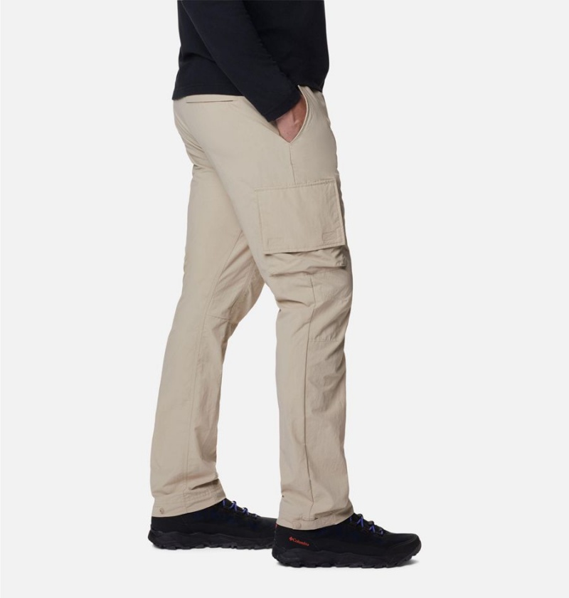 Khaki Men's Columbia Deschutes Valley Pants | NLBJY-4078