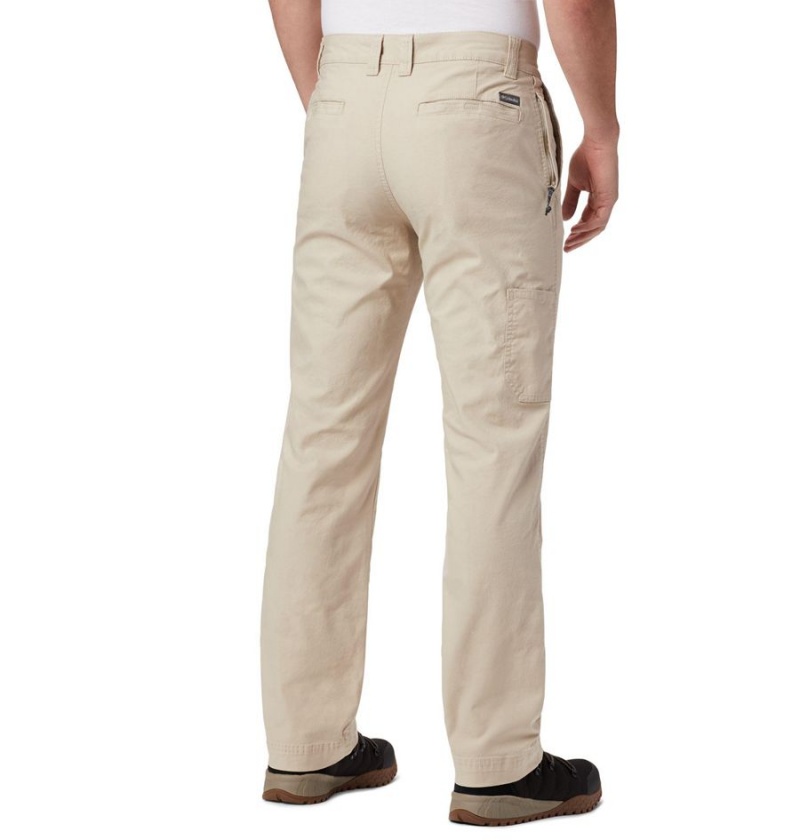 Khaki Men's Columbia Flex ROC Pants | AVHXT-9701