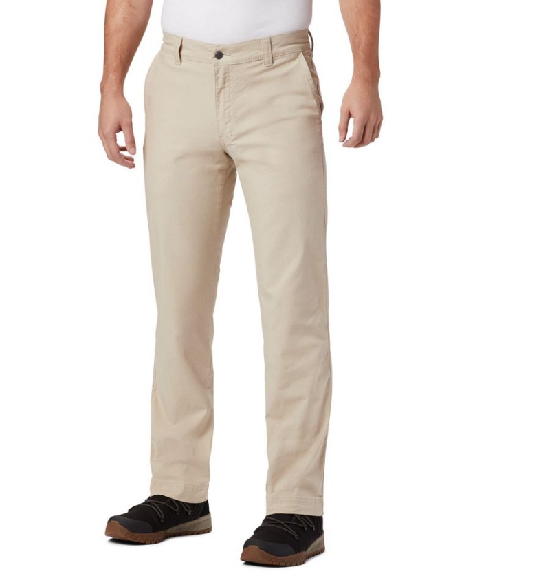 Khaki Men\'s Columbia Flex ROC Pants | AVHXT-9701