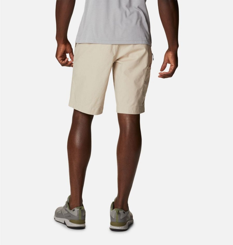 Khaki Men's Columbia Flex ROC Shorts | ABTOX-5274