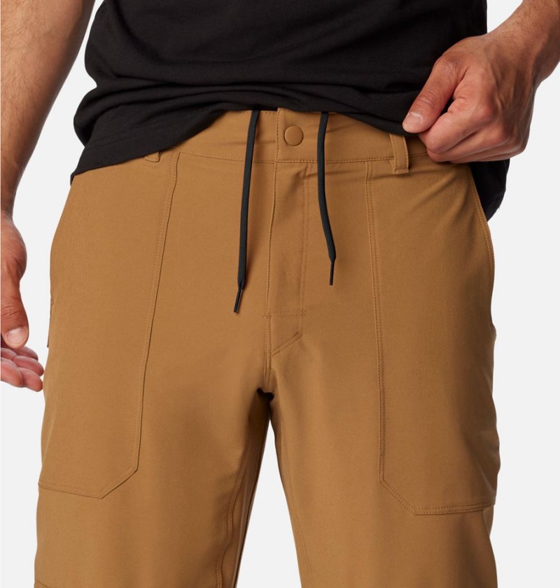 Khaki Men's Columbia Landroamer Utility Pants | NBXAS-7813