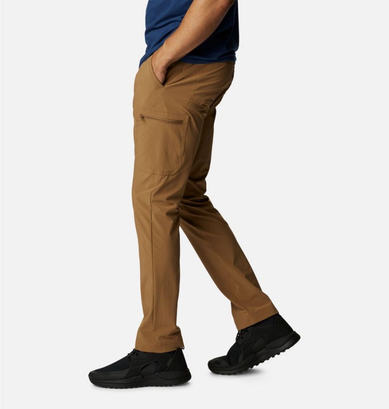 Khaki Men's Columbia Narrows Pointe Pants | BOLGF-9180