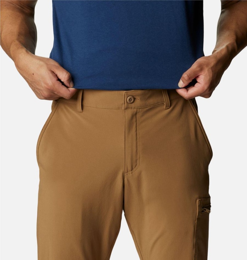 Khaki Men's Columbia Narrows Pointe Pants | BOLGF-9180