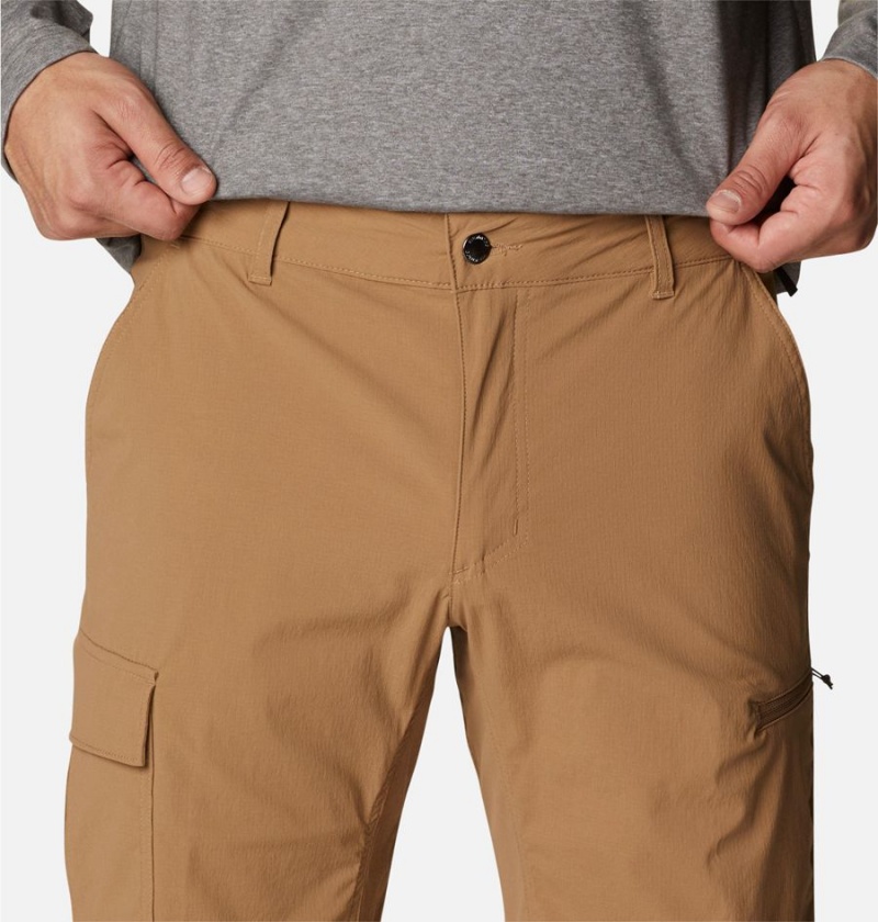 Khaki Men's Columbia Newton Ridge II Convertible Pants | KQSPI-4192