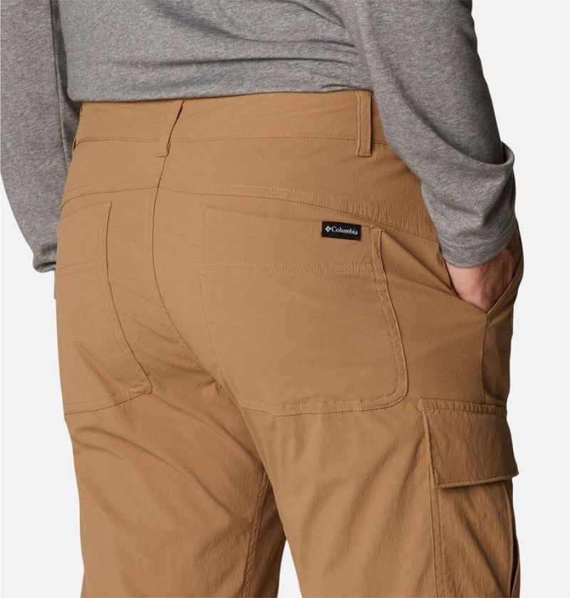 Khaki Men's Columbia Newton Ridge II Convertible Pants | KQSPI-4192