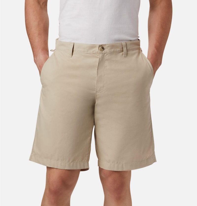 Khaki Men's Columbia PFG Bonehead II Shorts | ZORHT-1386