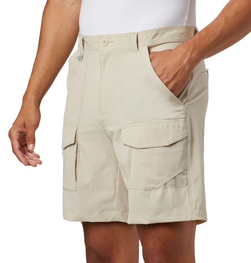 Khaki Men's Columbia PFG Permit III Shorts | SKPJO-9167