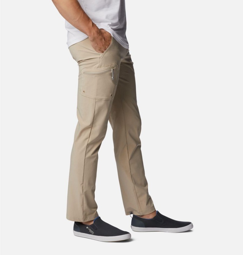 Khaki Men's Columbia PFG Terminal Tackle Pants | YPGSI-0465