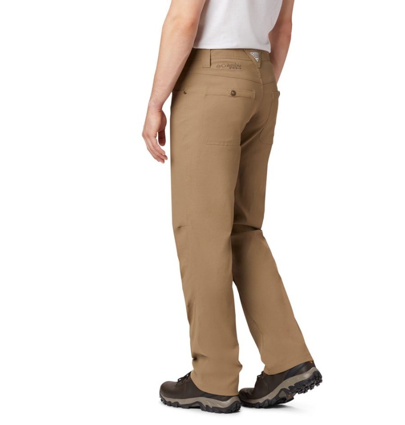 Khaki Men's Columbia PHG Bucktail Pants | ZENFR-9630