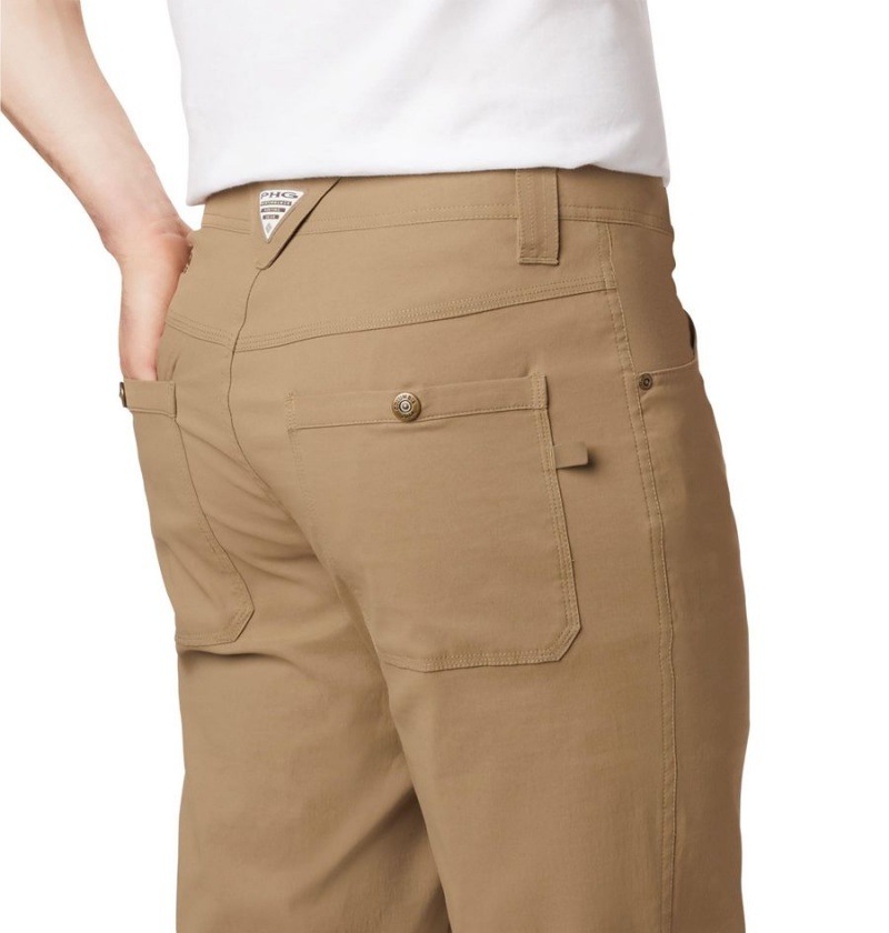 Khaki Men's Columbia PHG Bucktail Pants | ZENFR-9630