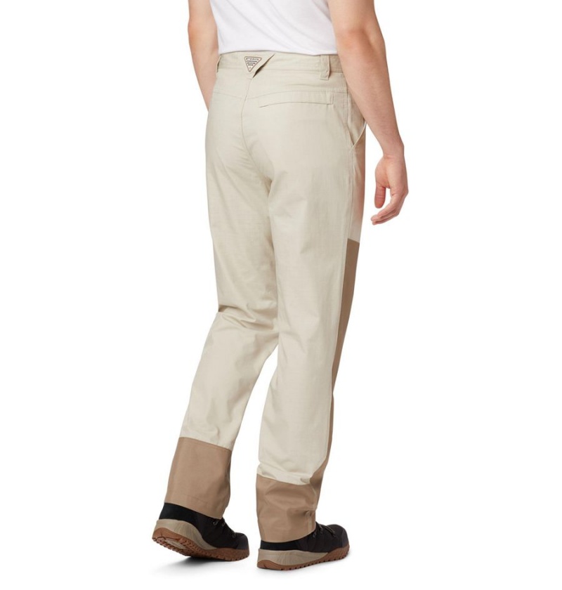 Khaki Men's Columbia PHG Ptarmigan Pants | FJHGU-1257