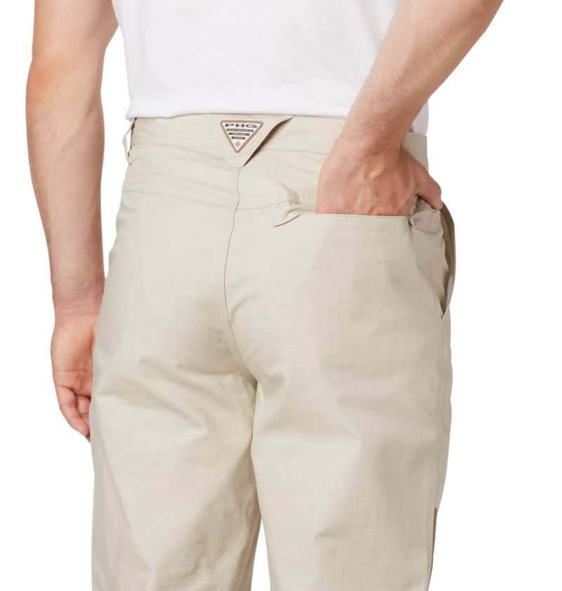 Khaki Men's Columbia PHG Ptarmigan Pants | FJHGU-1257