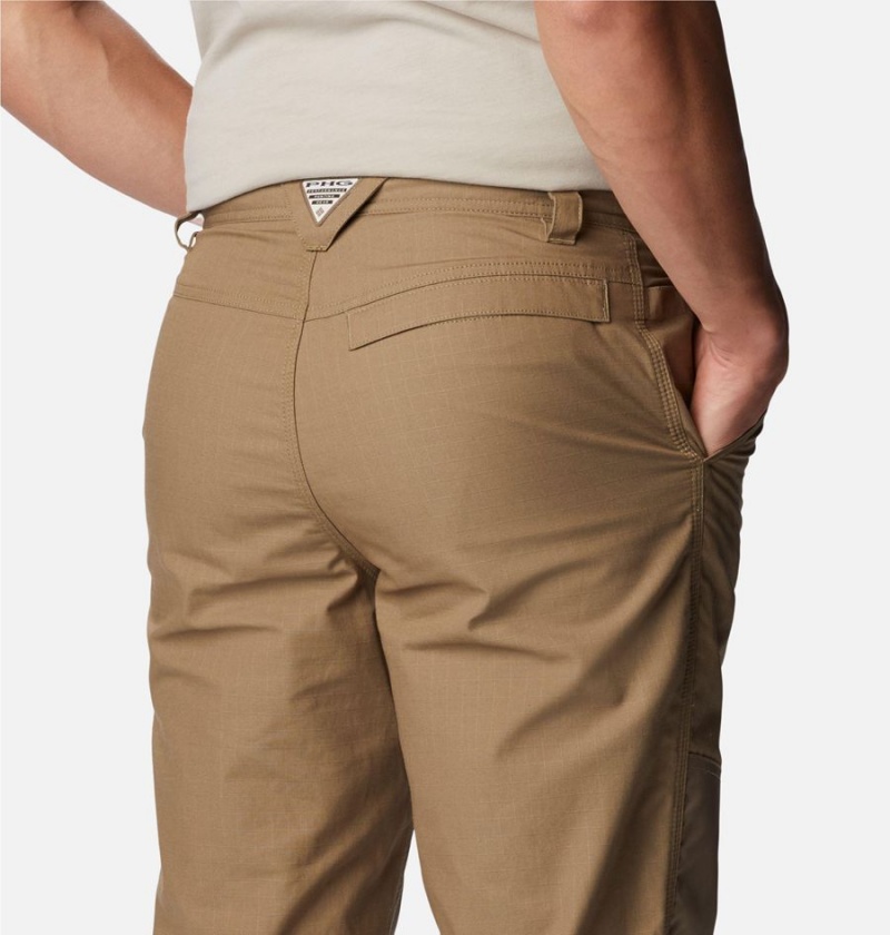 Khaki Men's Columbia PHG Ptarmigan Pants | AMCVQ-3754