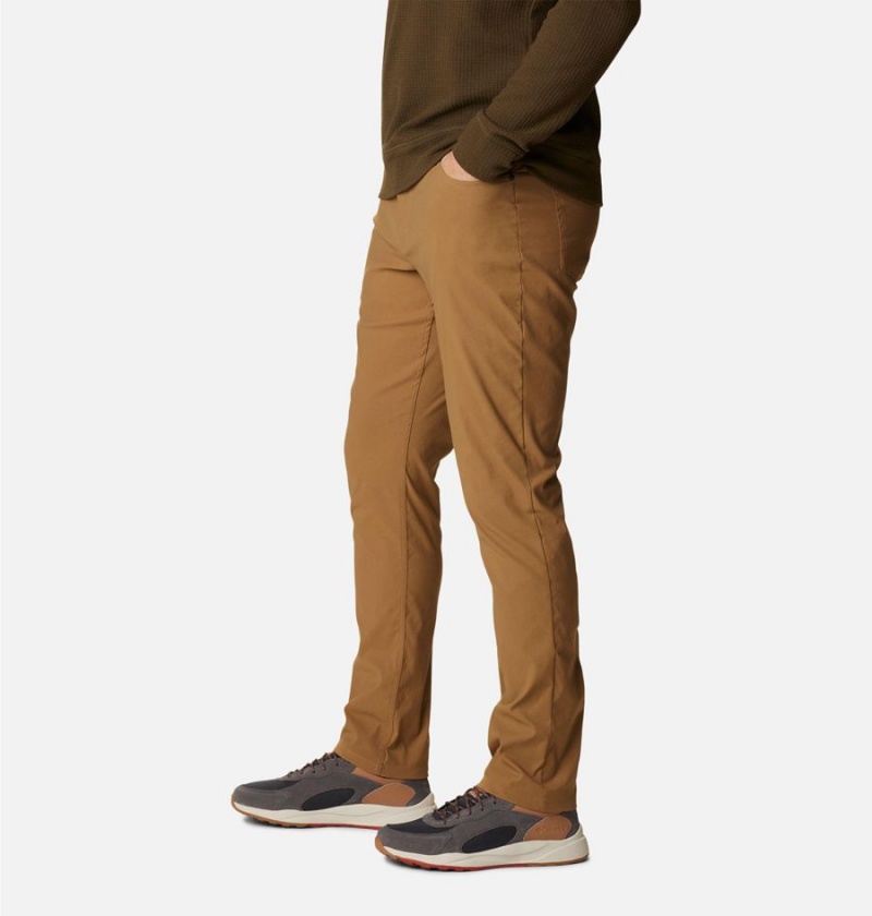 Khaki Men's Columbia Royce Range Pants | AYQMG-6813