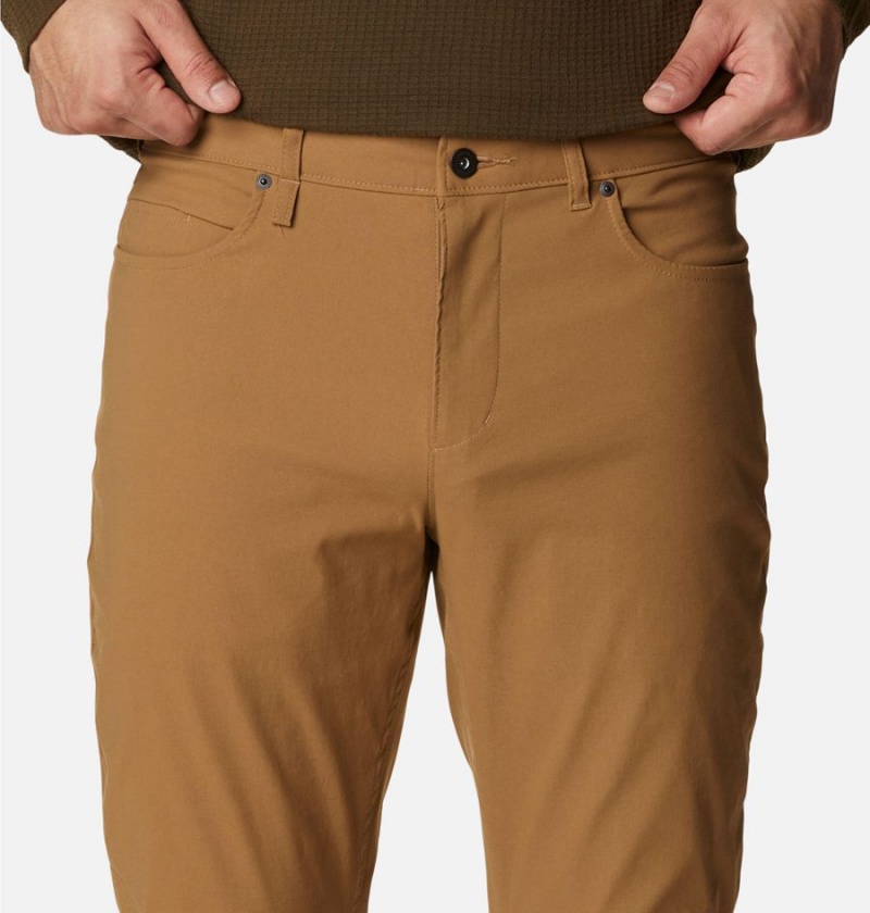 Khaki Men's Columbia Royce Range Pants | AYQMG-6813