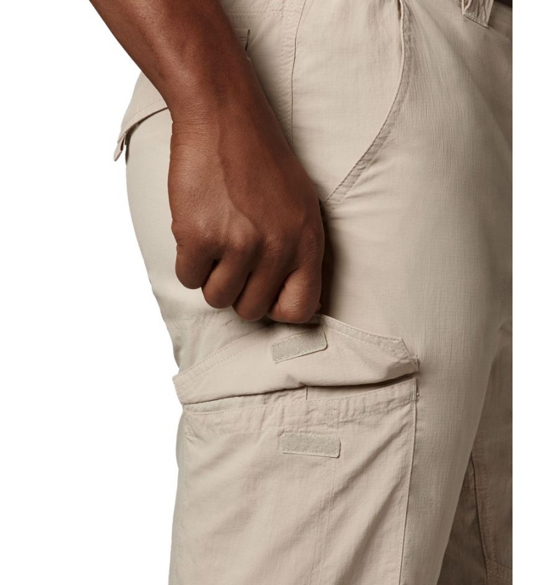 Khaki Men's Columbia Silver Ridge Cargo Pants | TXGRL-5179