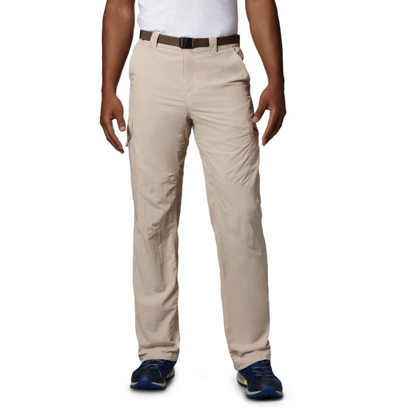 Khaki Men\'s Columbia Silver Ridge Cargo Pants | TXGRL-5179