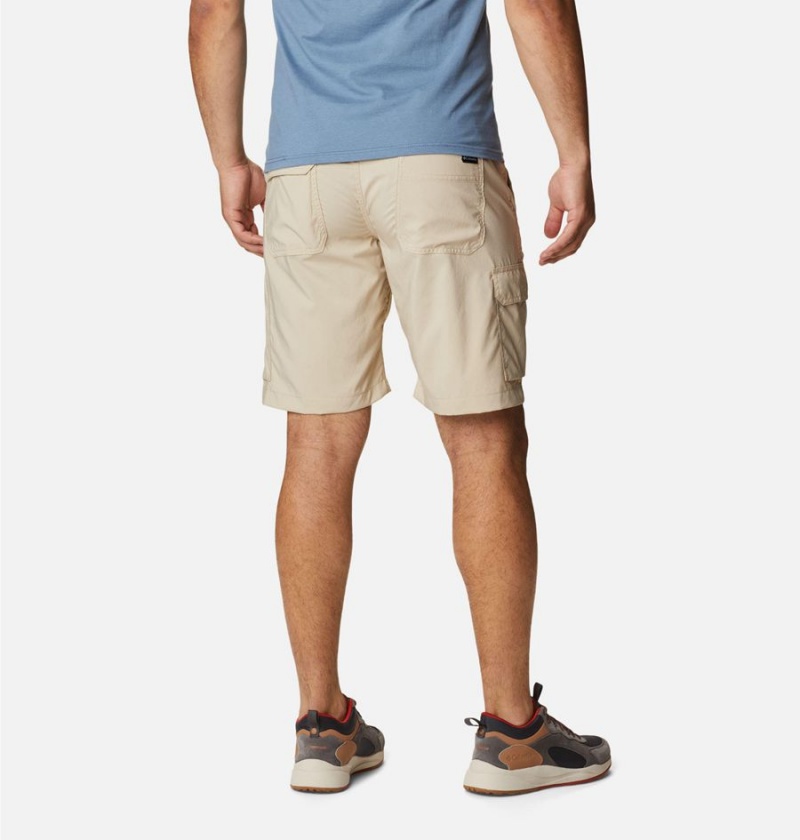 Khaki Men's Columbia Silver Ridge Utility Cargo Shorts | TRQXZ-2438