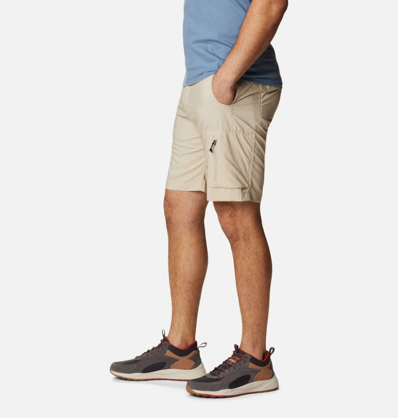 Khaki Men's Columbia Silver Ridge Utility Cargo Shorts | TRQXZ-2438