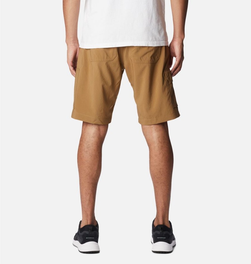 Khaki Men's Columbia Silver Ridge Utility Cargo Shorts | WBGNI-6872