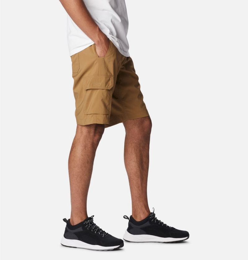 Khaki Men's Columbia Silver Ridge Utility Cargo Shorts | WBGNI-6872