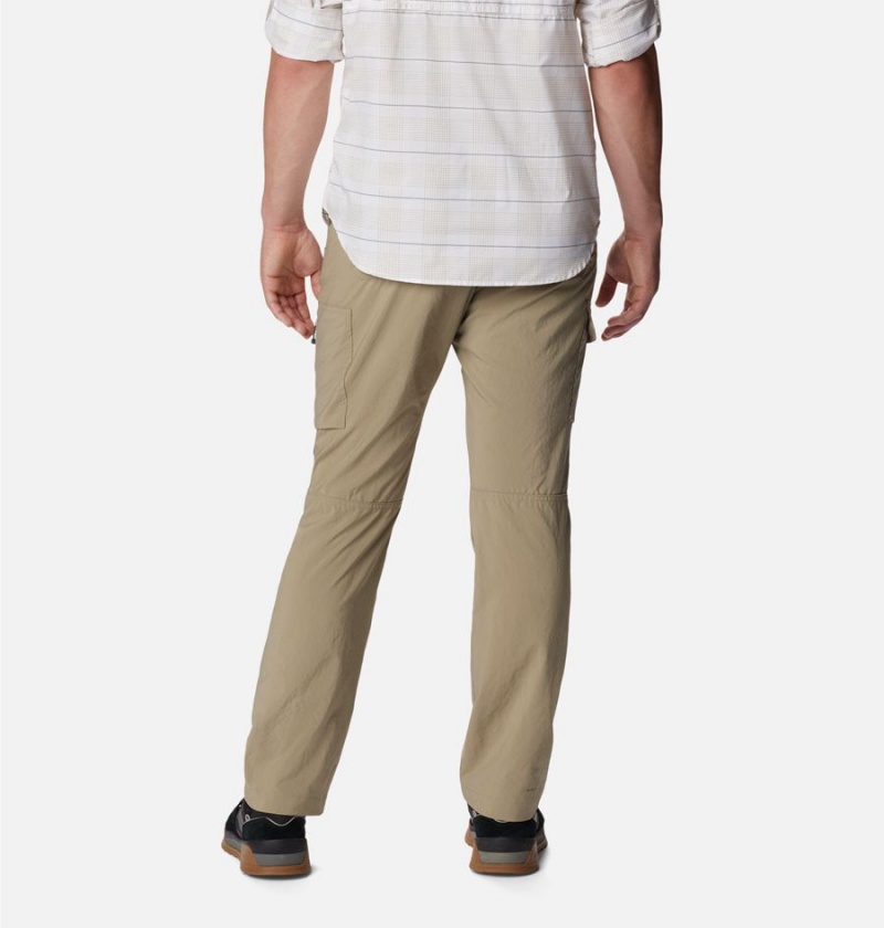 Khaki Men's Columbia Silver Ridge Utility Pants | VSEUT-9056