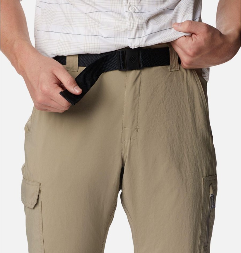 Khaki Men's Columbia Silver Ridge Utility Pants | VSEUT-9056