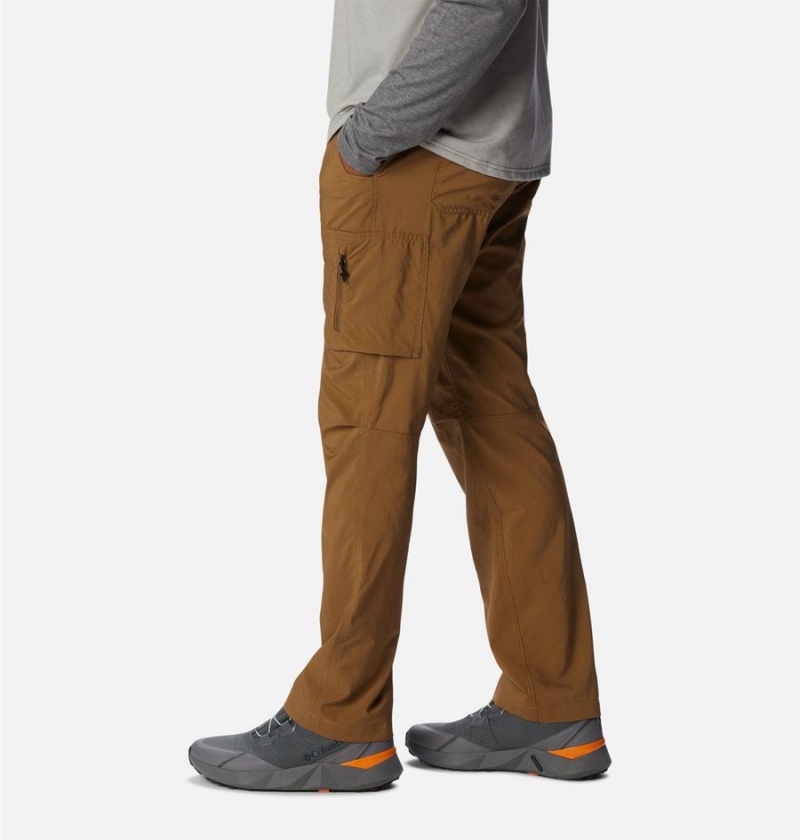 Khaki Men's Columbia Silver Ridge Utility Pants | OJBEX-9746