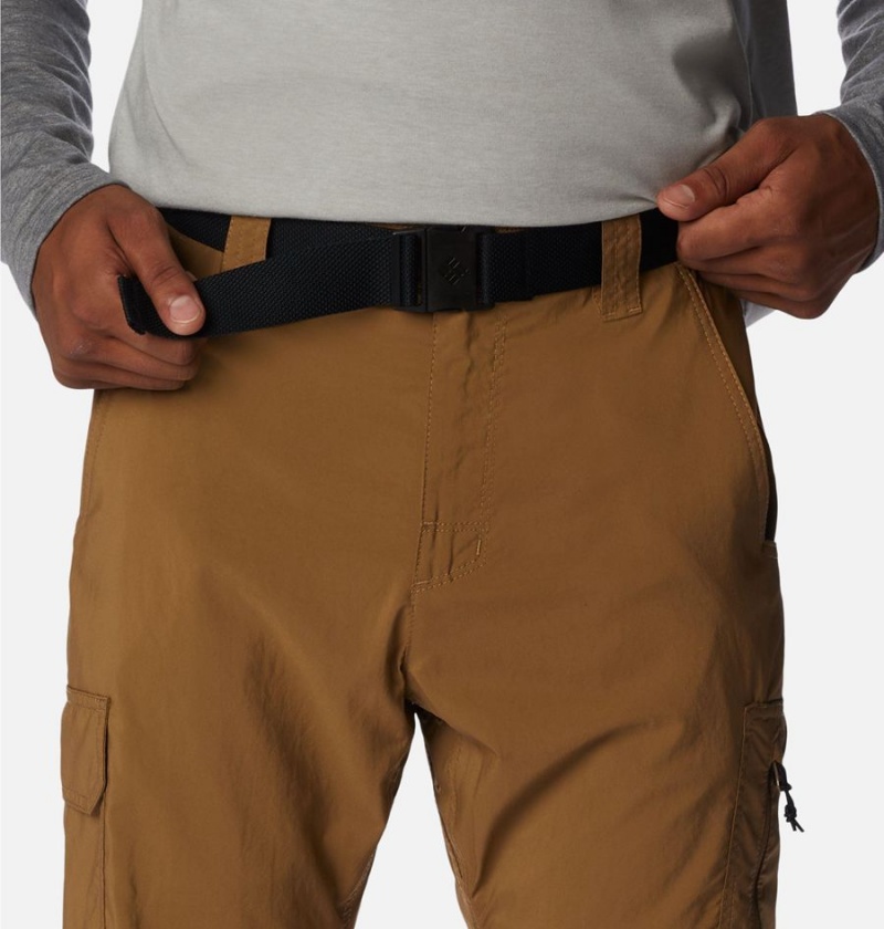 Khaki Men's Columbia Silver Ridge Utility Pants | OJBEX-9746