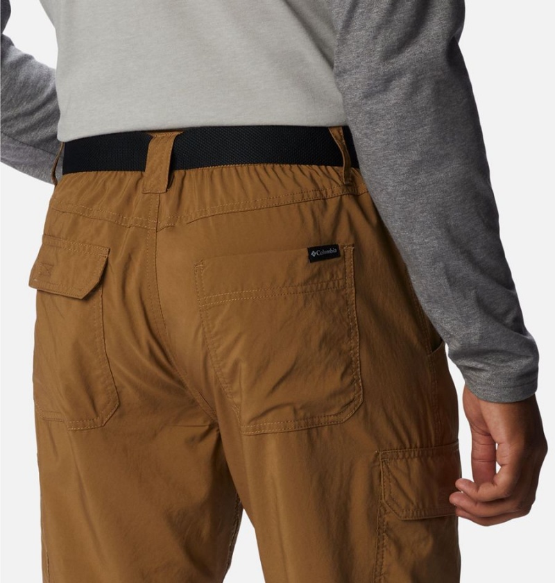 Khaki Men's Columbia Silver Ridge Utility Pants | OJBEX-9746