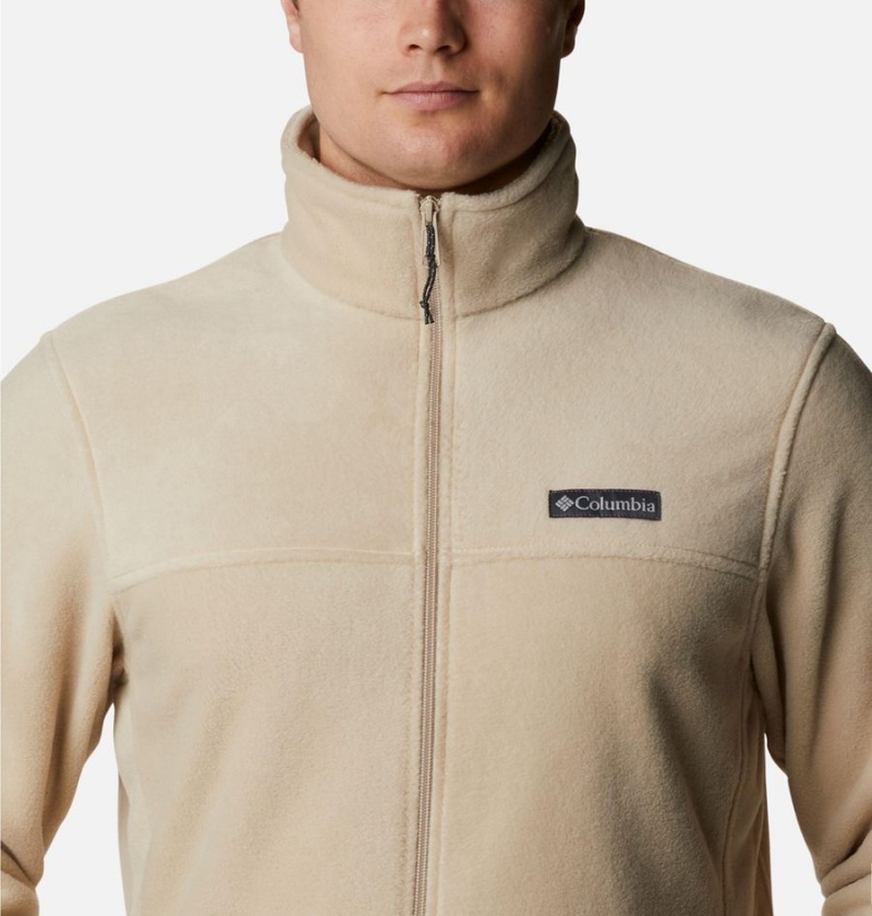 Khaki Men's Columbia Steens Mountain 2.0 Full Zip Fleece Jacket | VRSPZ-4812