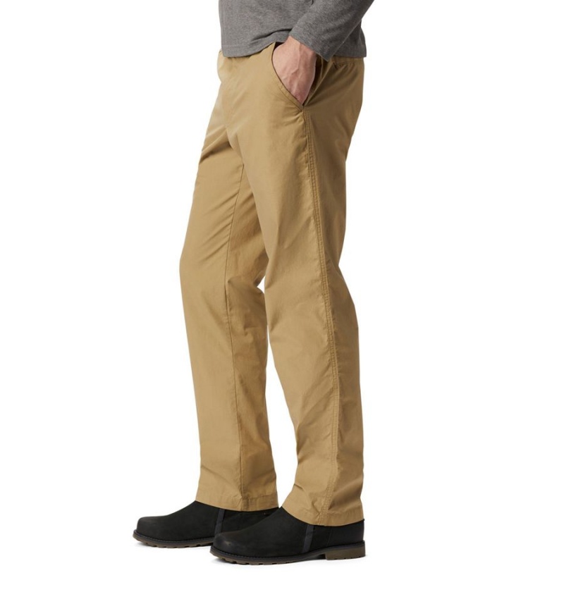 Khaki Men's Columbia Washed Out Pants | JKRPB-4862