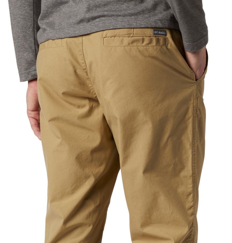 Khaki Men's Columbia Washed Out Pants | JKRPB-4862