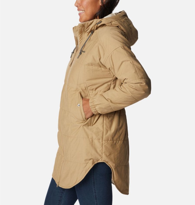 Khaki Women's Columbia Chatfield Hill Novelty Coats | CWYFA-8739