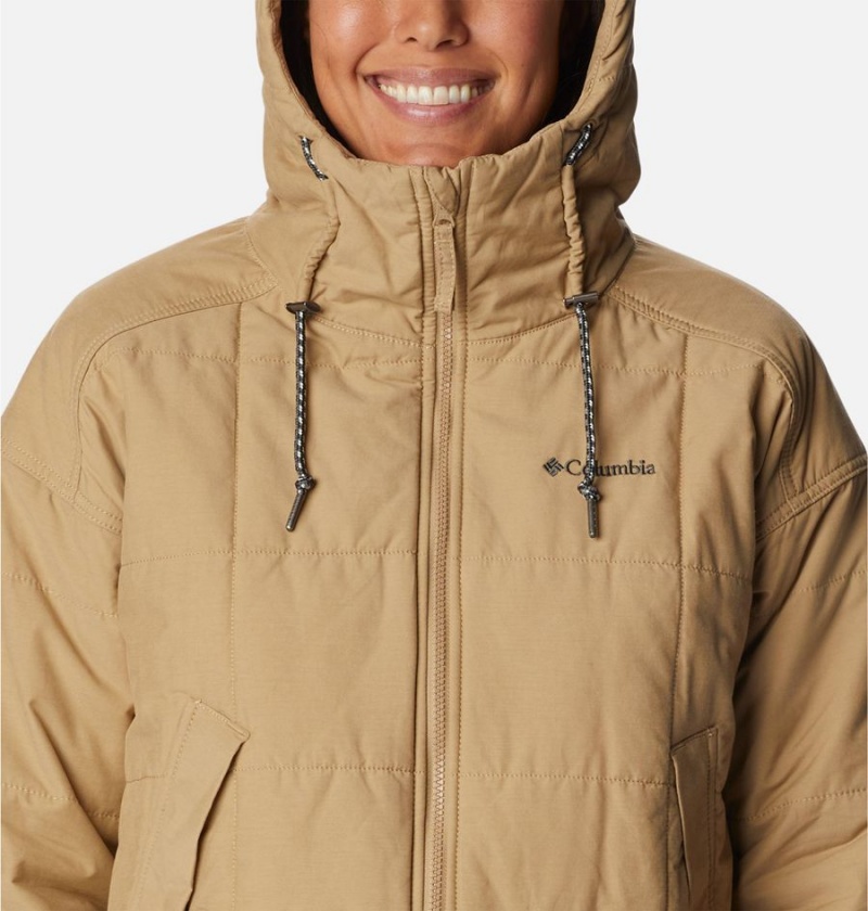 Khaki Women's Columbia Chatfield Hill Novelty Coats | CWYFA-8739