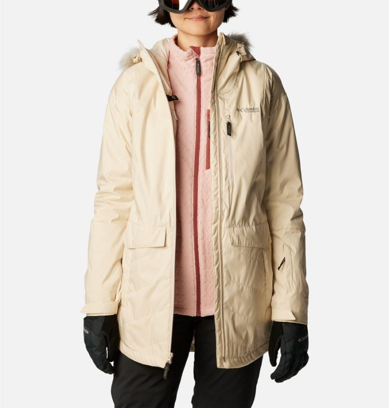 Khaki Women's Columbia Mount Bindo III Insulated Puffer Jacket | DIPQT-4803