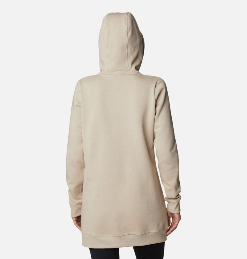 Khaki Women's Columbia Rush Valley Long Hoodie | HYDBV-9163