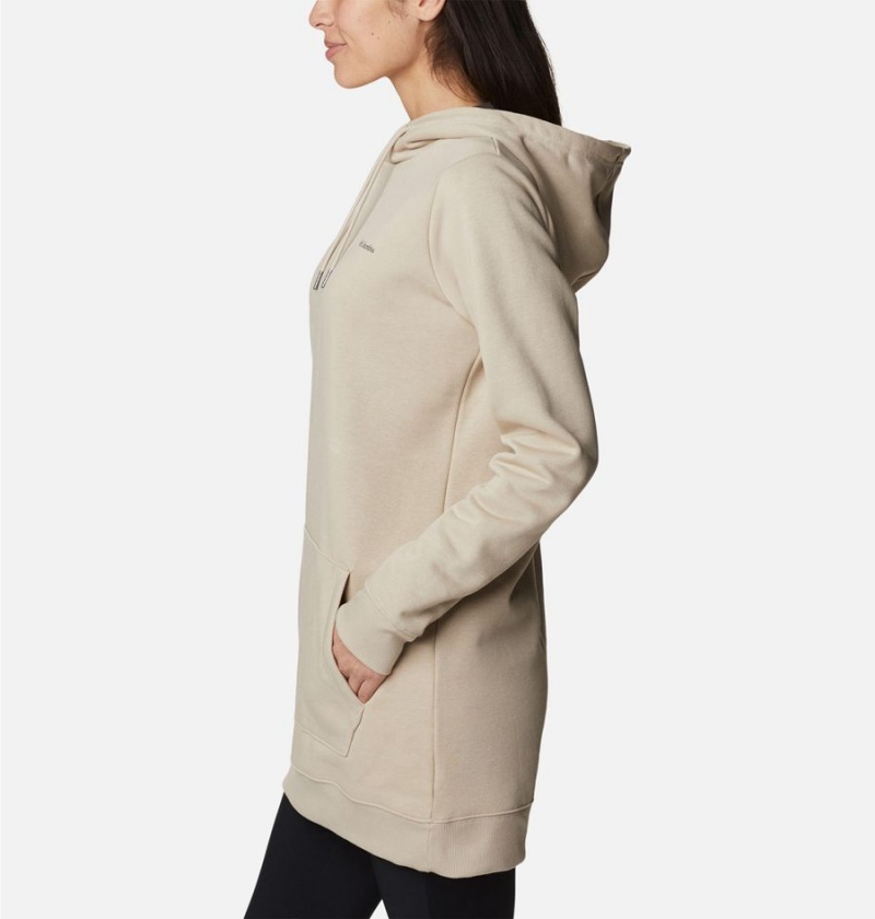 Khaki Women's Columbia Rush Valley Long Hoodie | HYDBV-9163