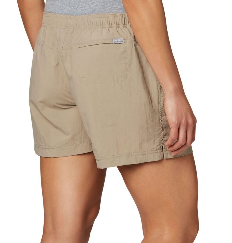 Khaki Women's Columbia Sandy River Shorts | LTWXY-0985