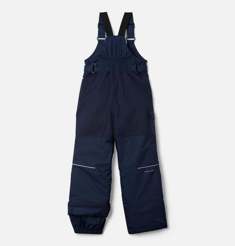 Navy Kids' Columbia Adventure Ride Insulated Ski Bib Pants | RAENK-5892