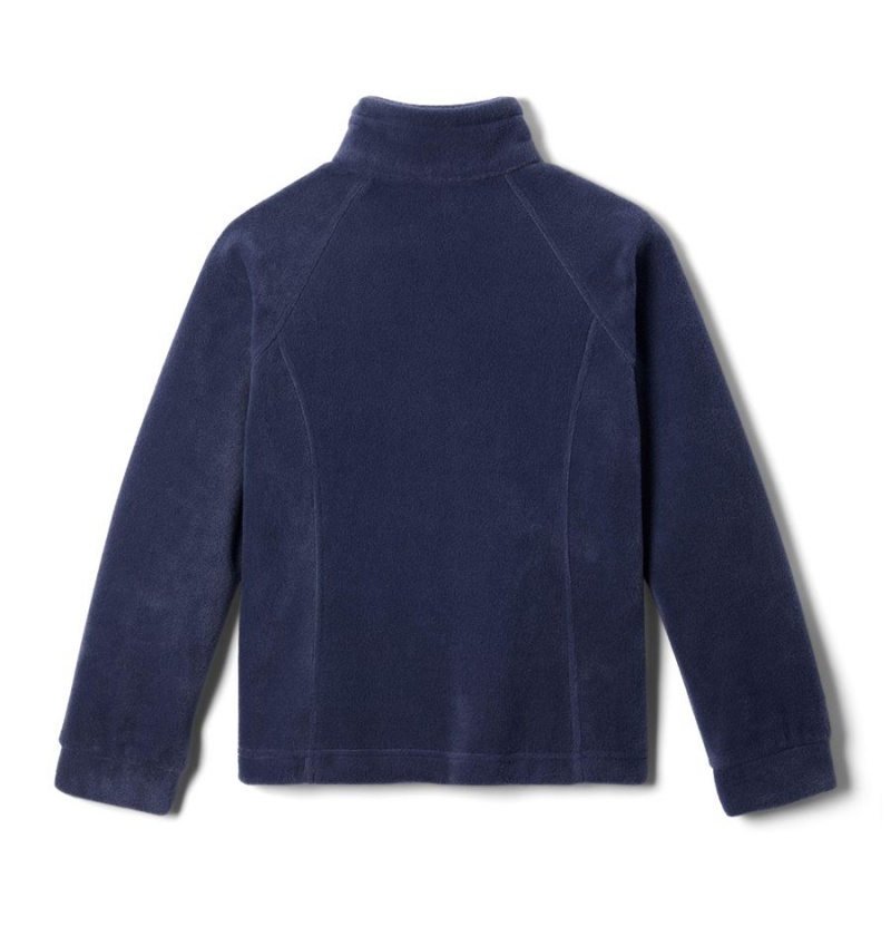 Navy Kids' Columbia Benton Springs Fleece Jacket | UQDJZ-1769